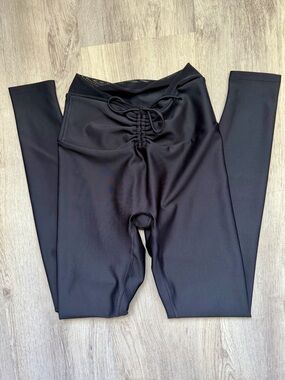 ALO Yoga - Airlift Mesh High-Waist Divine Leggings in Black Women’s - Size XS